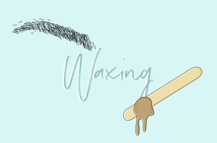 brow waxing