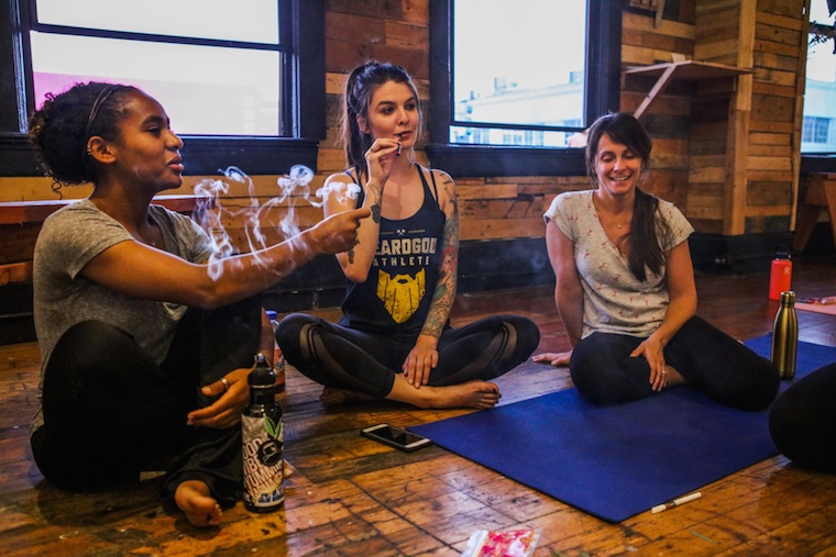 Should you get high before yoga?