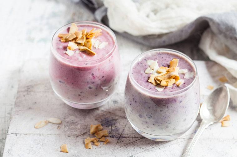 Ideen für ein Abendessen zu später Stunde: Smoothie