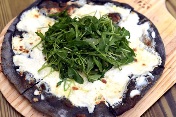 Move Over, Cauliflower Crust: the Charcoal Pizza Has Arrived
