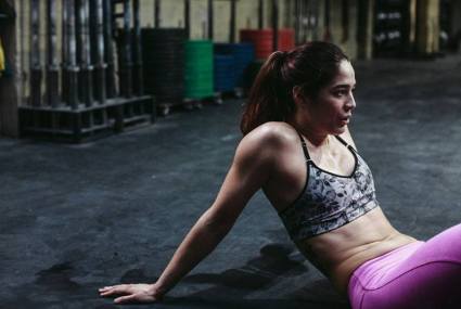 Strong, Healthy Woman Working Out In Gym - Tired After Boxing by Stocksy  Contributor Rob And Julia Campbell - Stocksy