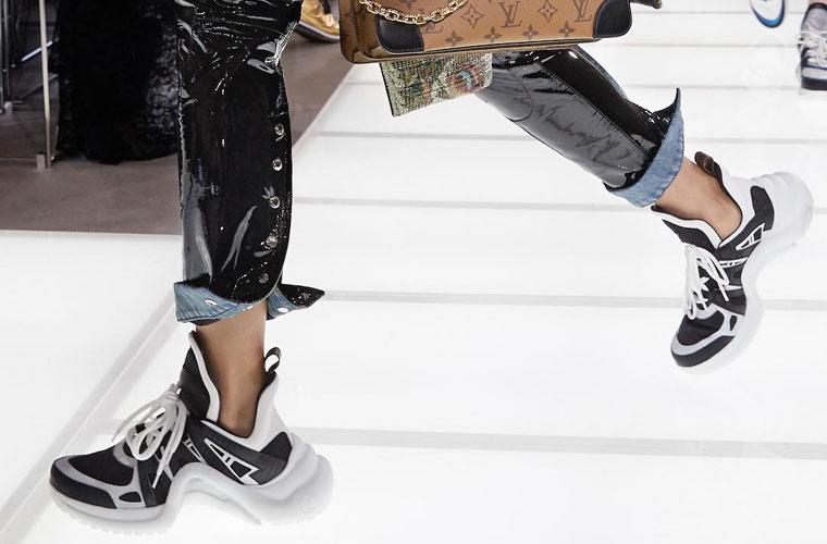 Louis Vuitton Spring 2018 had sneakers 
