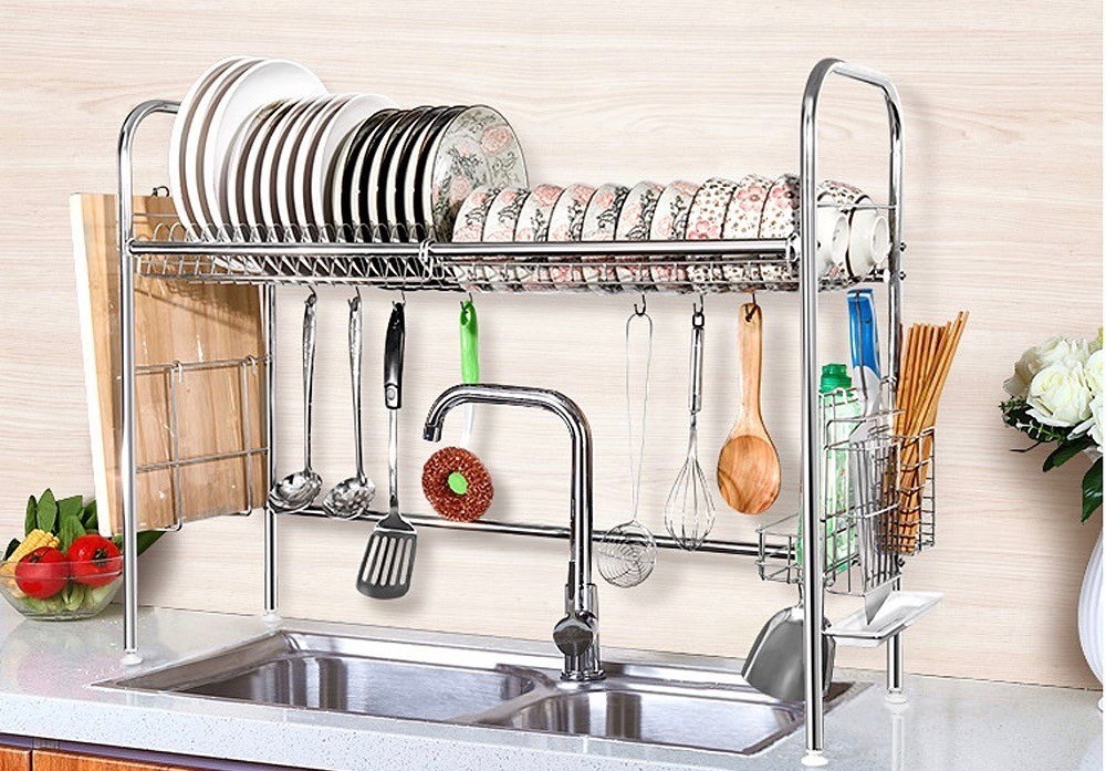 rack dish drying kitchen tiny dishes spaces wash tweet