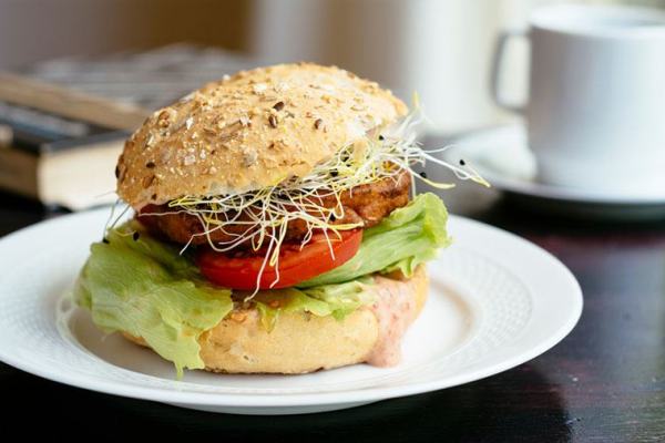 The Fruity Main Ingredient of This Vegetarian Burger Is Pretty Surprising