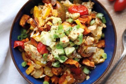 Upgrade Your Go-to Breakfast Scramble With This Sweet Potato and Avocado Recipe