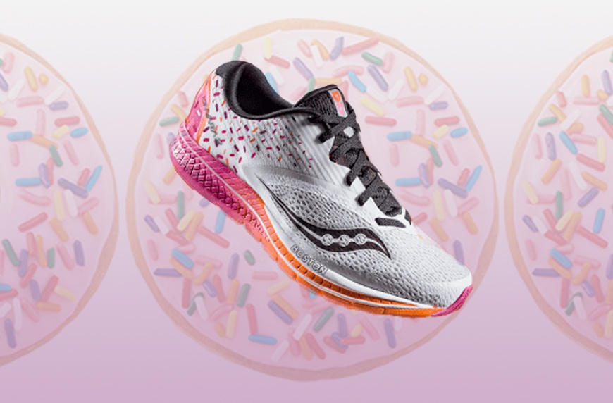 saucony dunkin donuts running shoes