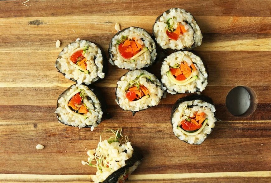 How to Make Sushi at Home: Sushi Rice & The California Roll - Brown Eyed  Baker