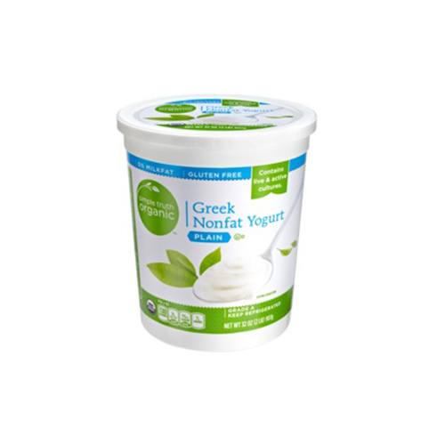 Simple Truth Organic Strained Plain Greek Nonfat Yogurt