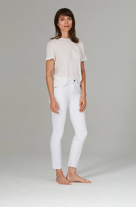 white stretch jeans ladies