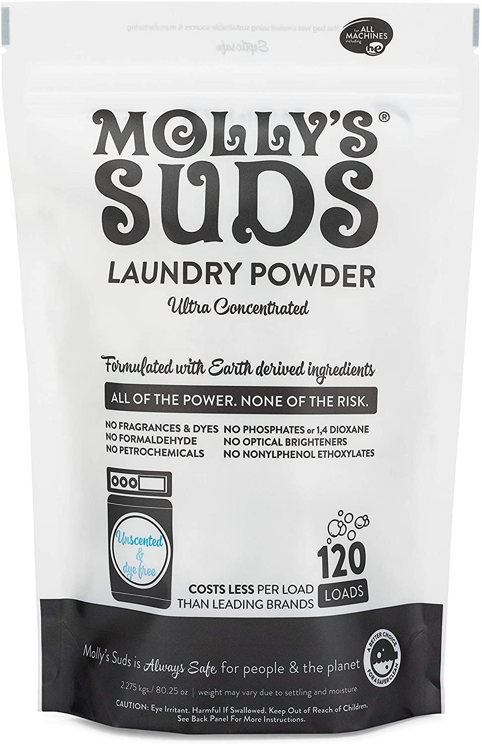 Molly's Suds Liquid Laundry Detergent | Natural Laundry Detergent Soap for  Sensitive Skin | 2x Concentrated, High Efficiency (HE) | Citrus Grove - 100