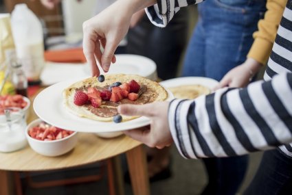 Never Choose Between Sweet and Savory Breakfast Again With Avocado Pancakes