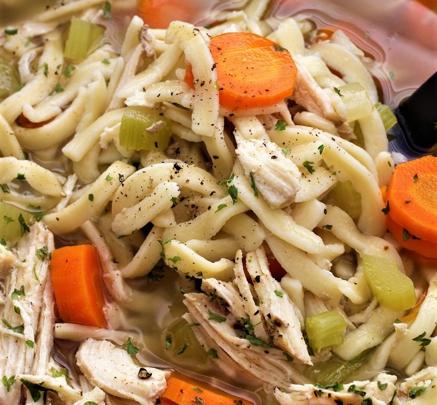 crockpot chicken noodle soup