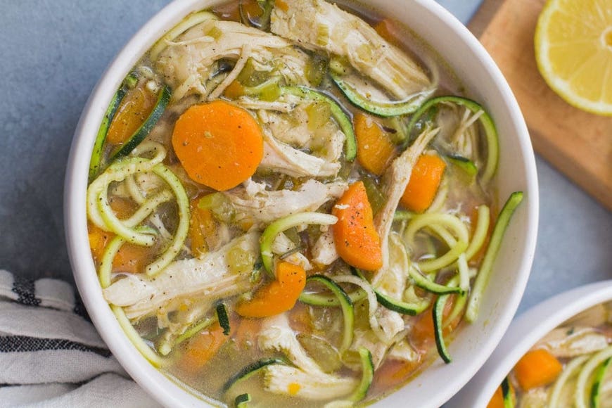 lemon chicken soup