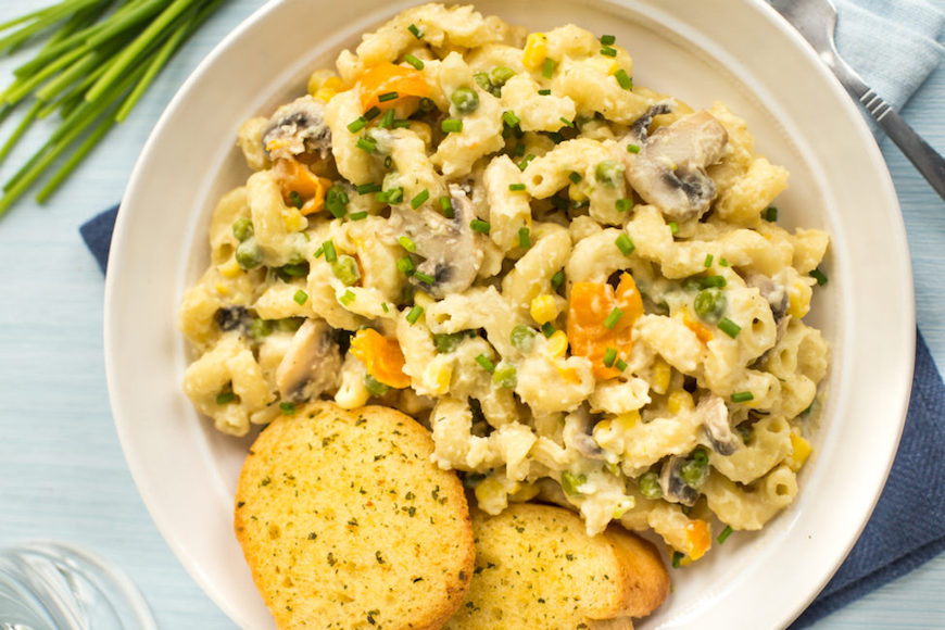 vegetarian cheesy pasta