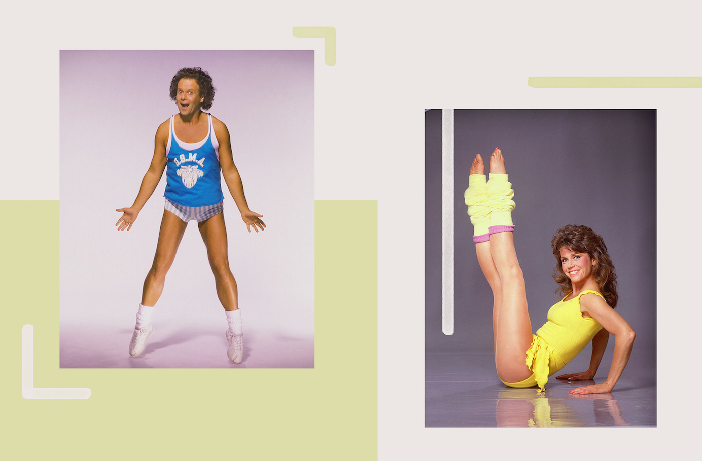These '80s workout video stars want you to exercise at home