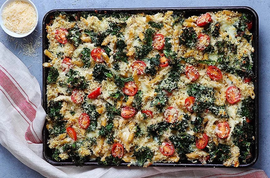 Sheet Pan Pasta Bake Recipe Two Peas & Their Pod