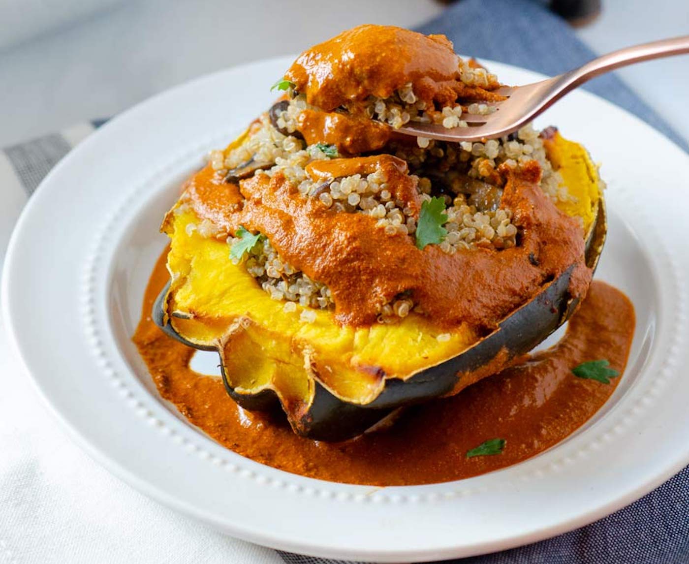 stuffed acorn squash