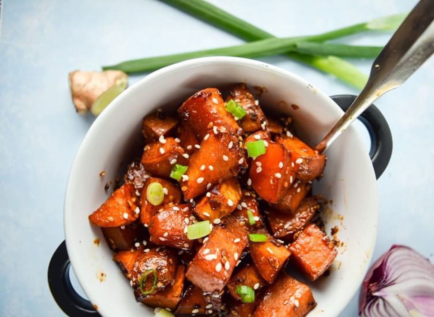 teriyaki sweet potatoes 