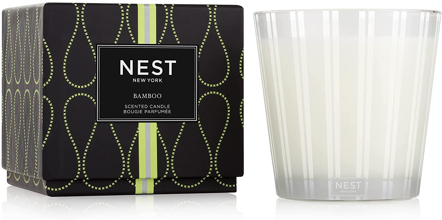 Nest bamboo candle