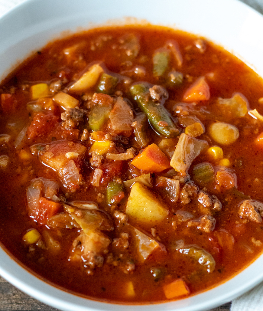 beef and vegetable soup