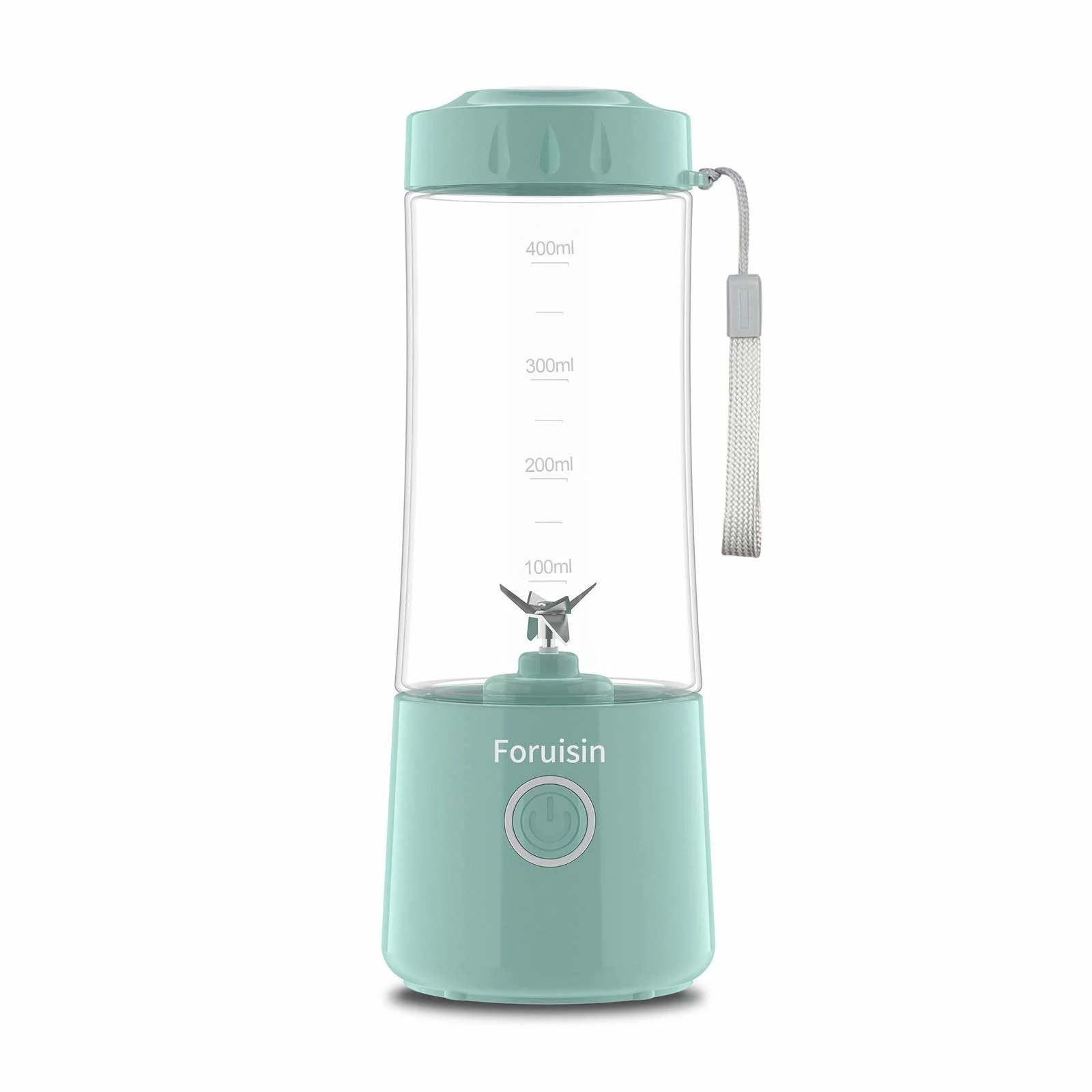  Portable Blender Glass, PopBabies Smoothie Blender to go,  Personal Blender Protein Shaker: Home & Kitchen