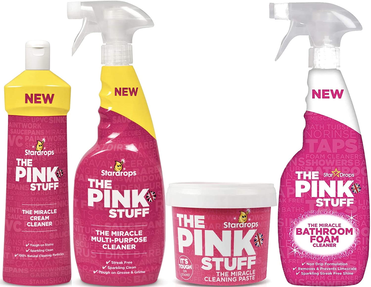 This Bundle of ‘Miracle’ Pink Stuff Cleaner for *Every* Surface in Your