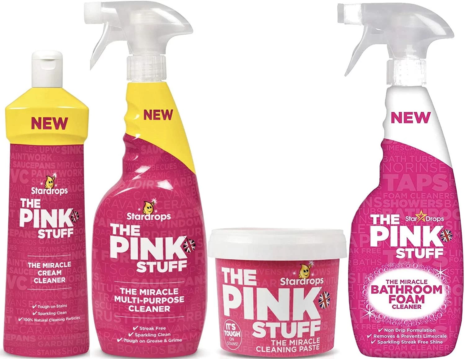  Miracle Cleaning The Pink Stuff All Purpose Cleaner : Health &  Household