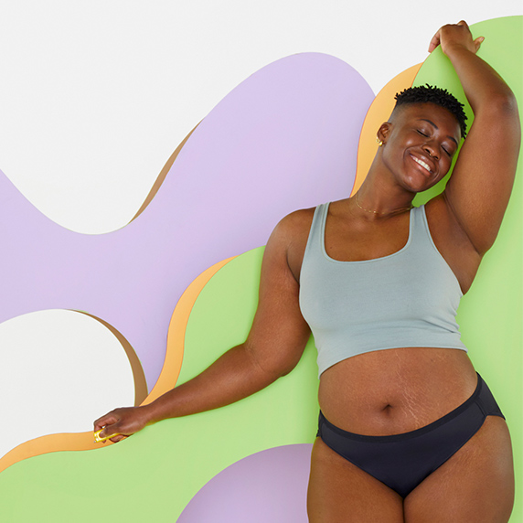 Thinx For All Women's Plus Size Moderate Absorbency High-waist