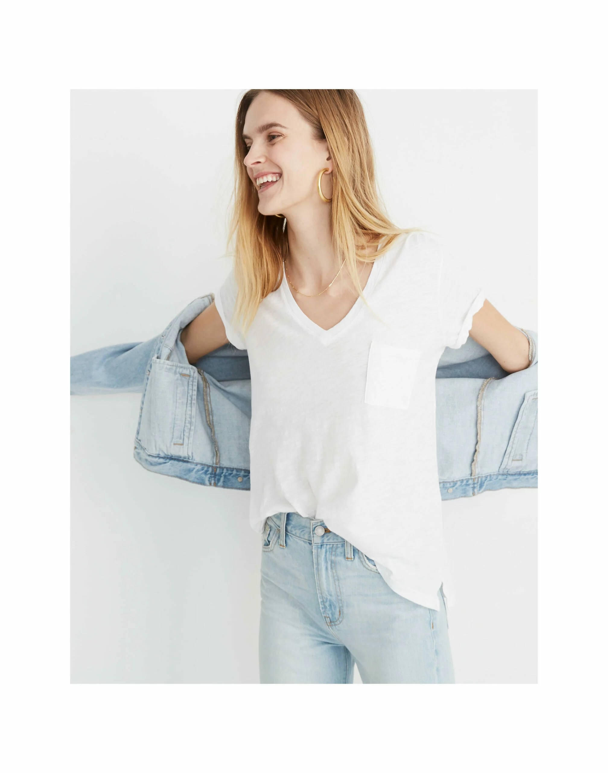 Madewell Shea Cotton & Modal T-shirt Bra