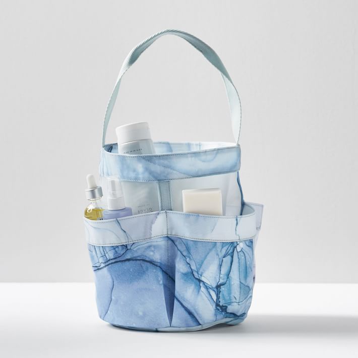 at Home Aqua Shower Caddy Tote