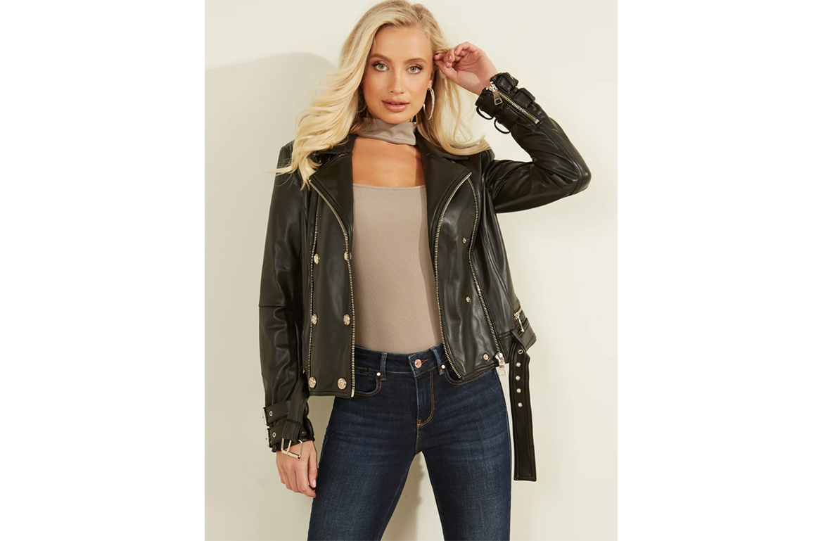 vegan suede jacket womens