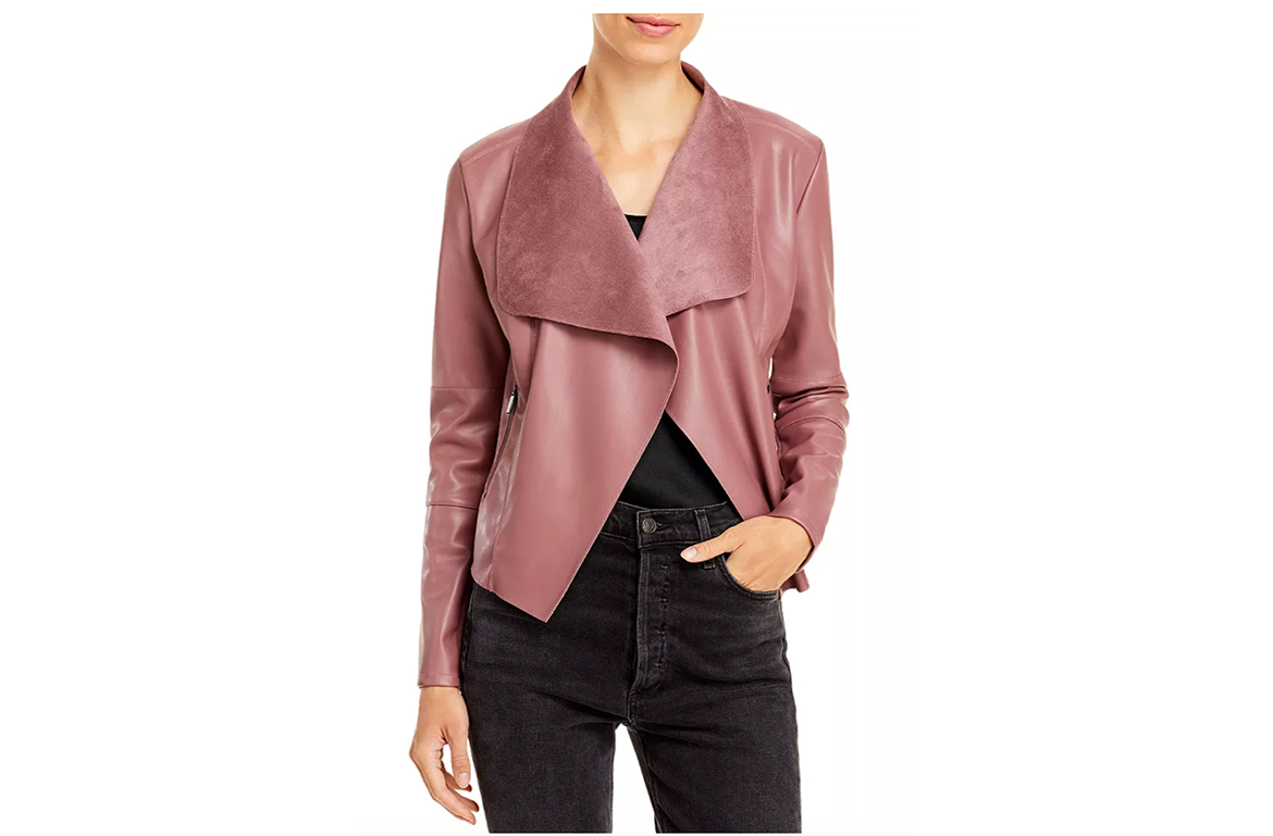 bagatelle collection vegan leather jacket