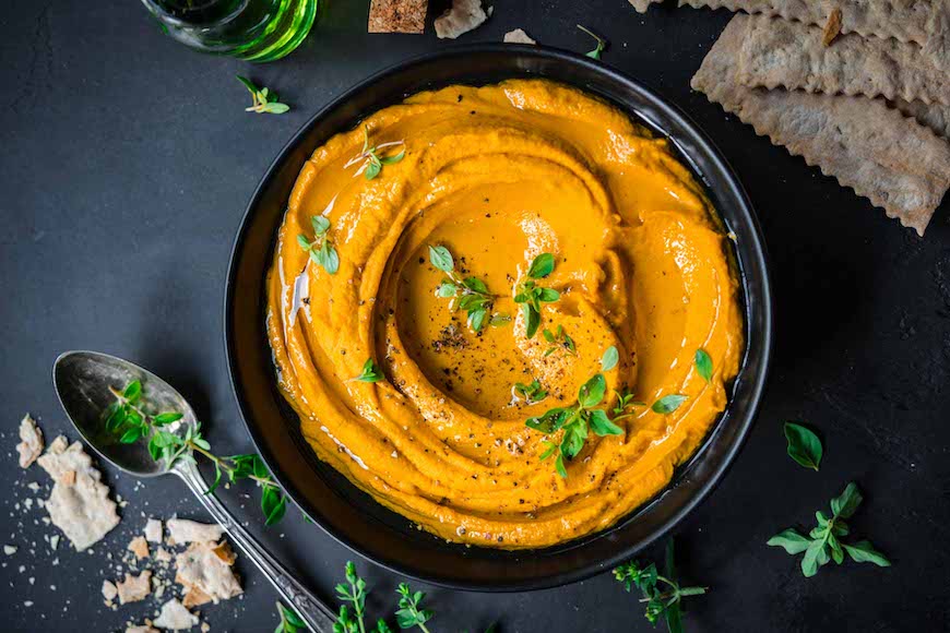 roasted carrot dip