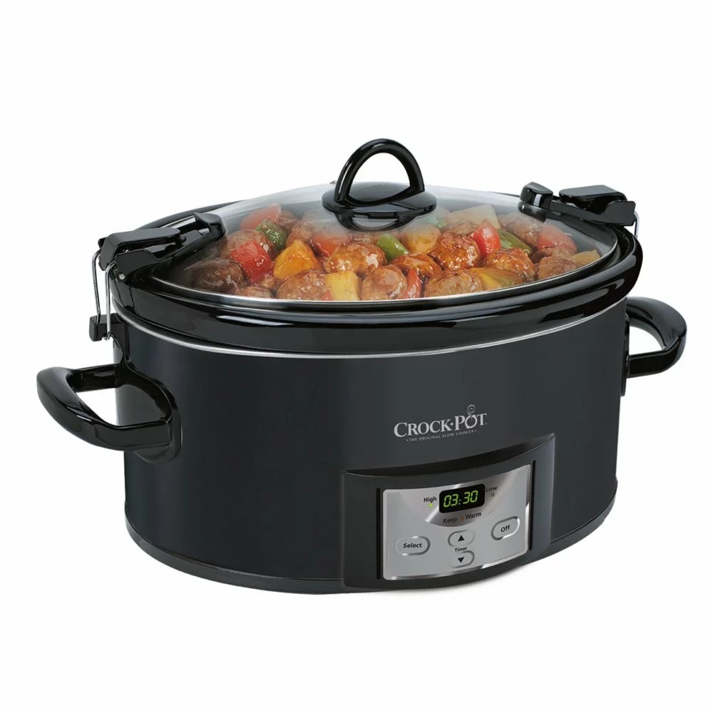 Toastmaster 7 Quart Locking Lid Travel Slow Cooker