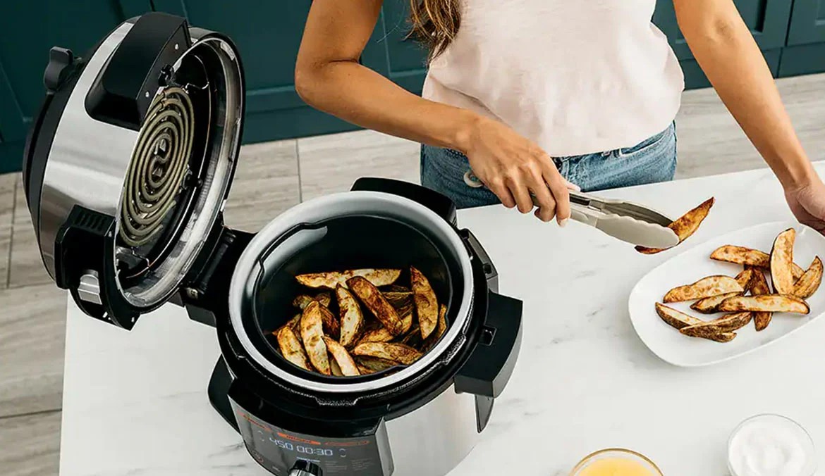 Ninja Foodi Pressure Cooker Community  I just got the ninja foody air  fryer pressure cooker with the smart lid