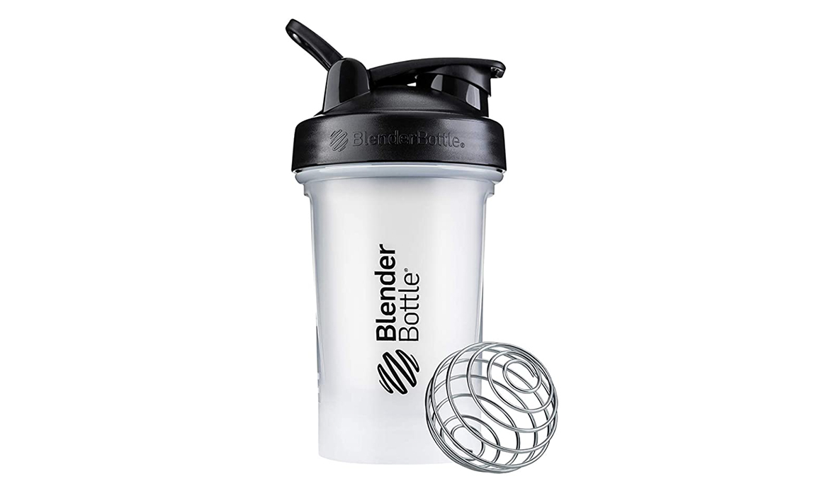 Hopet Slim Protein Shaker Bottle With Storage Leakproof Small