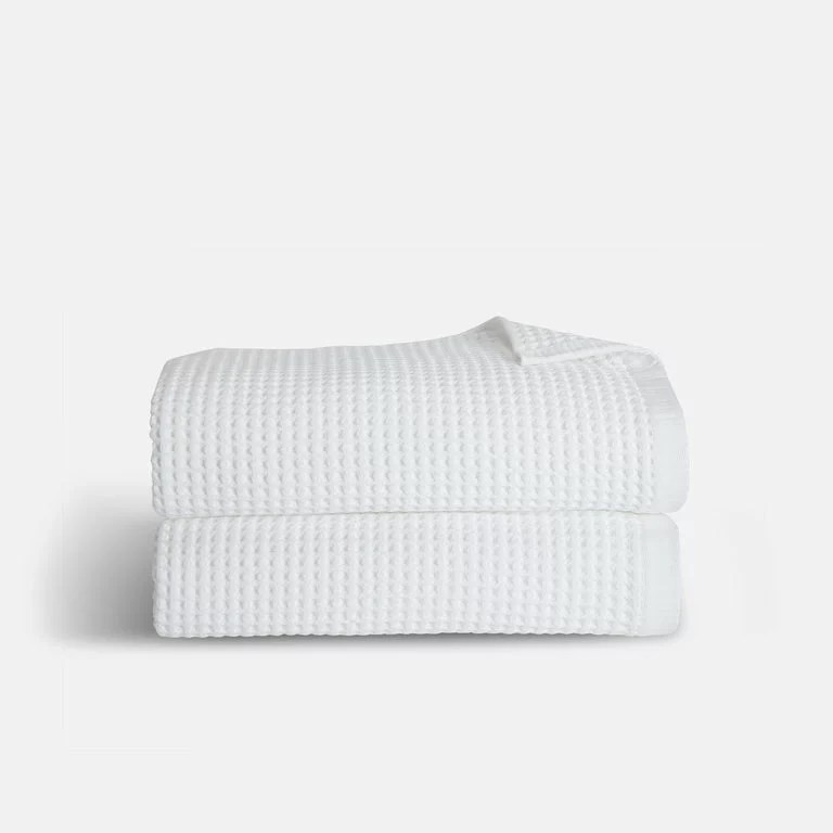 Brooklinen Just Launched Waffle Bath Towels and Bathrobes