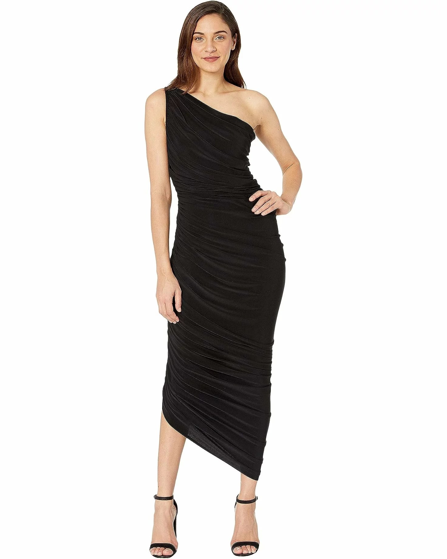 The Norma Kamali Diana Gown Is Leggings in Dress Form | Well+Good