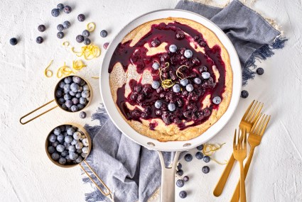 This Vegan Dutch Baby Pancake Is the Mood-Boosting Breakfast of Your Dreams