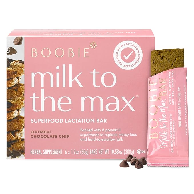 A pink box of snack bars