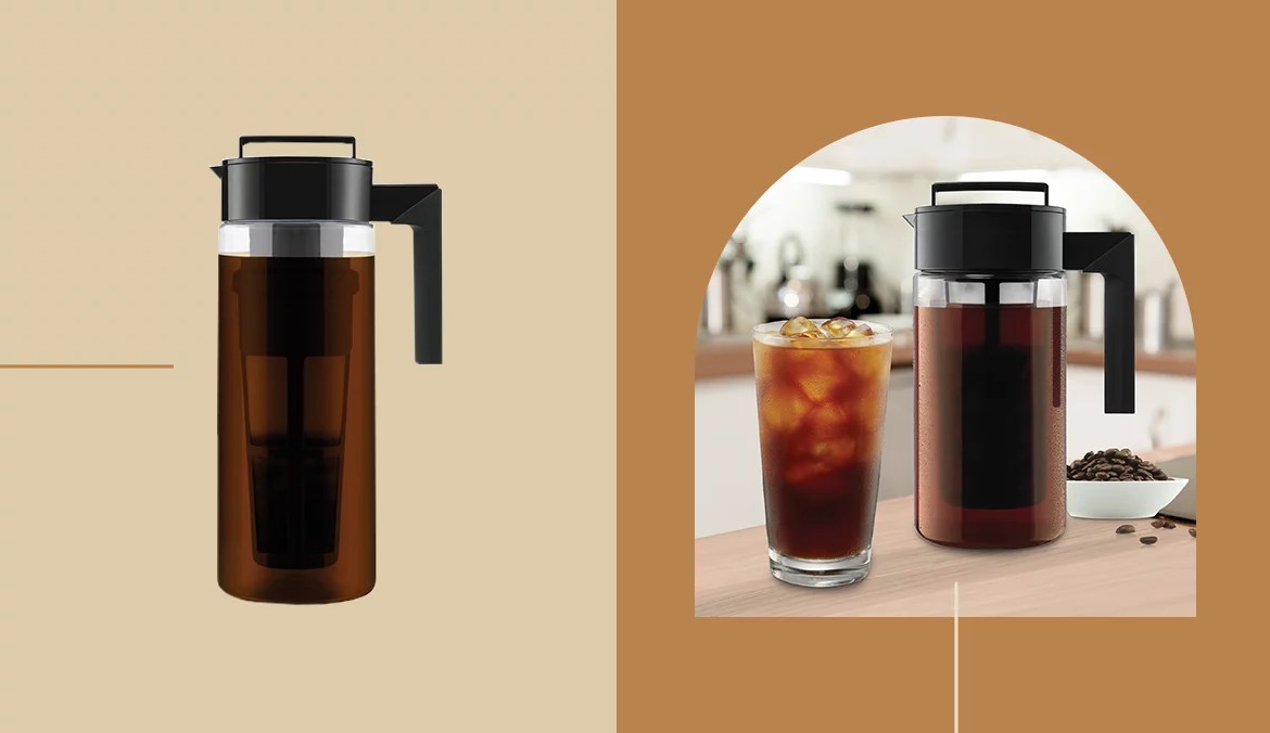 Takeya Patented Deluxe Cold Brew Coffee Maker Black - Cold Brew Taste