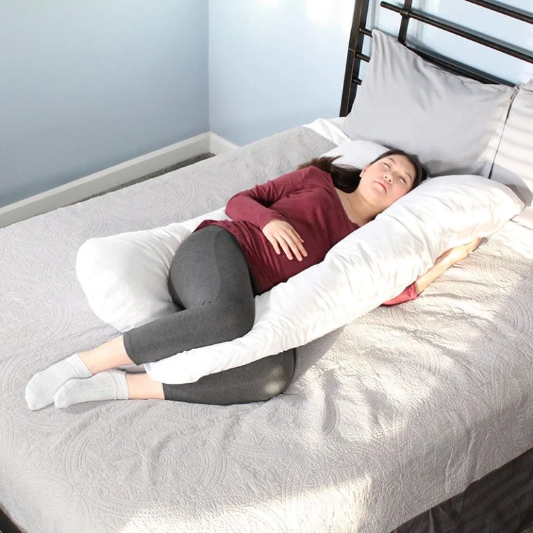 S.O.S. Side Sleeper Pregnancy Wedge Pillow: Maternity Body Pillow - Belly  Bandit
