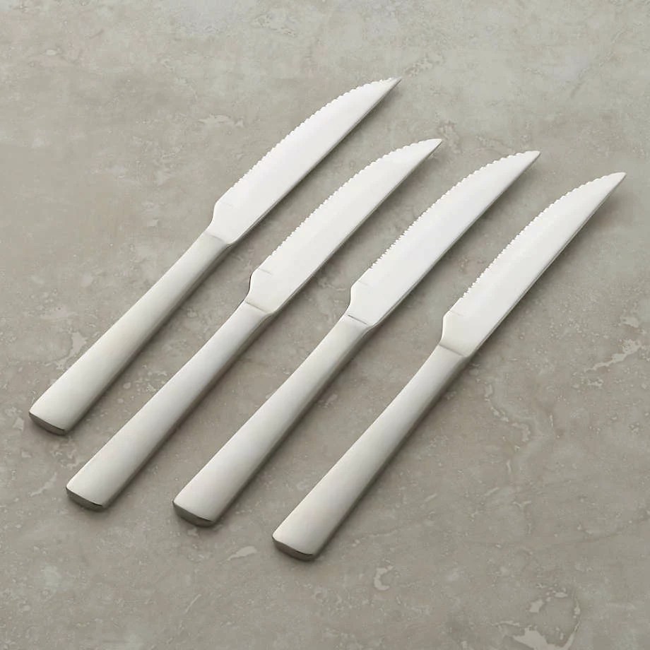 Essential Oak Block Knife Set with Steak Knives PLUS Free Sharpener –  American Pride Trading