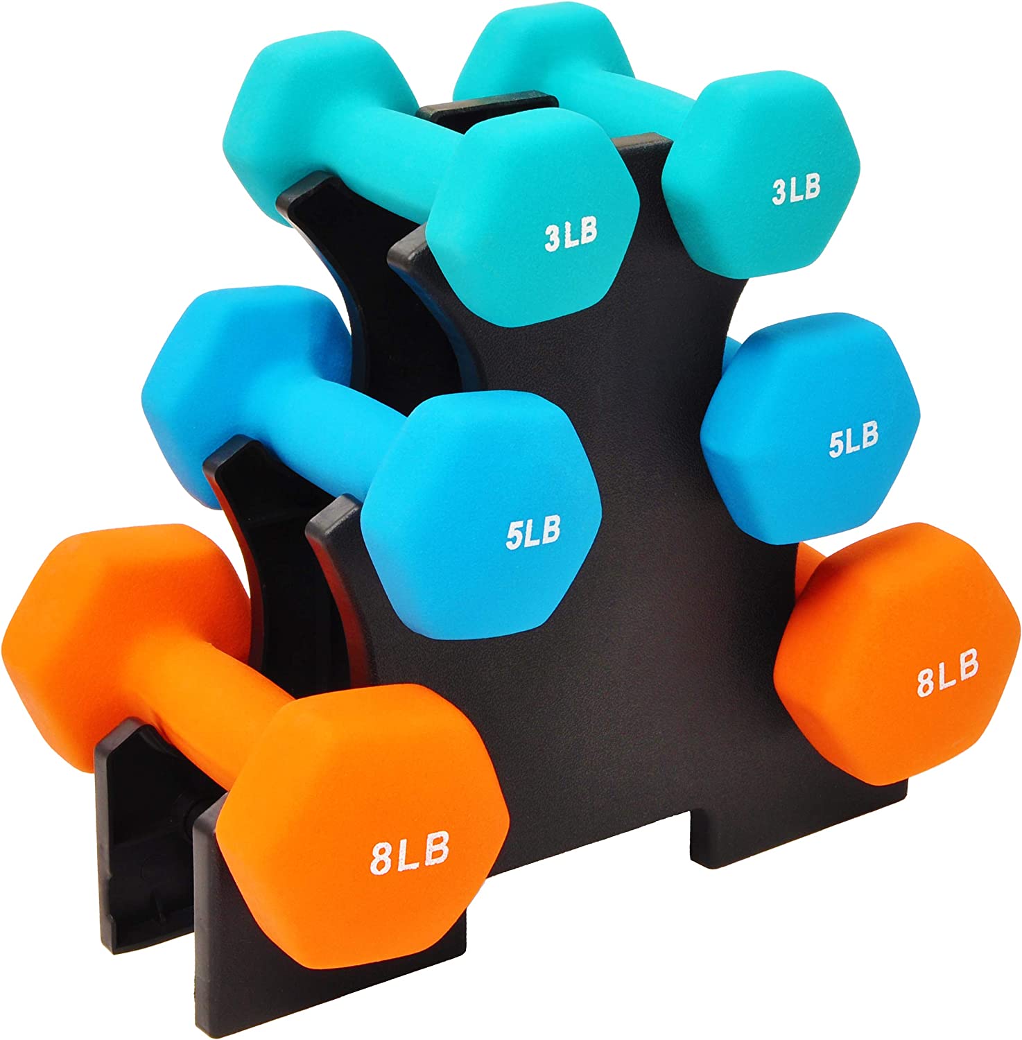 Signature Fitness Dumbbells Set 32 lbs