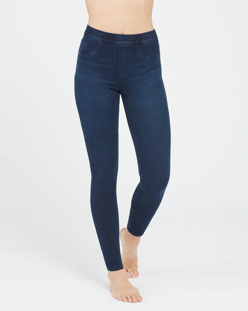Ladies Denim Look Slim Skinny Jeans Stretchy Pants Leggings Jeggings F —  AllTopBargains