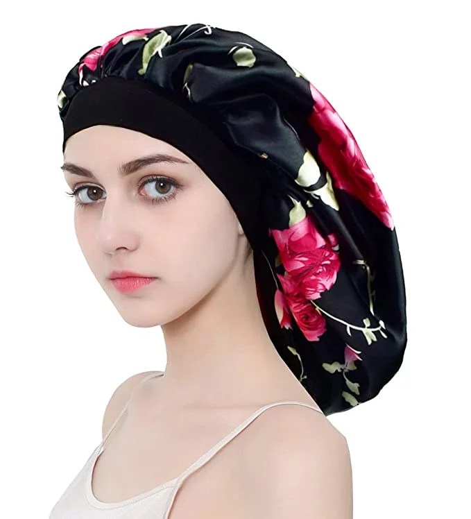 LV Bonnet  Silk hair bonnets, Scarf hairstyles, Hair bonnet