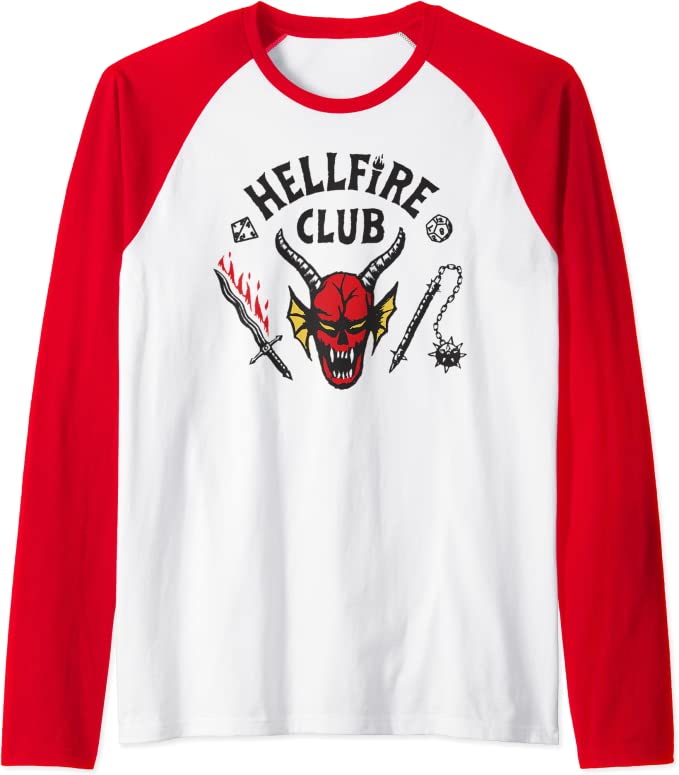 stranger things 4 raglan tee