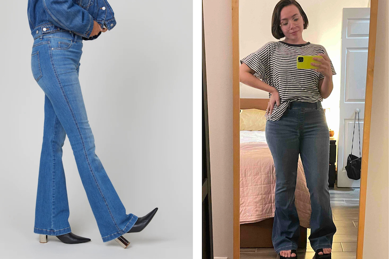 I tried on a load of Spanx jeans and even I was surprised at the result