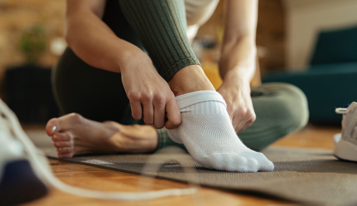 Yoga Toe Socks For Women Five Finger Socks With Grip Five Toe Non Slip  Barre Socks Cotton Anti-skid Fitness Pilates Socks