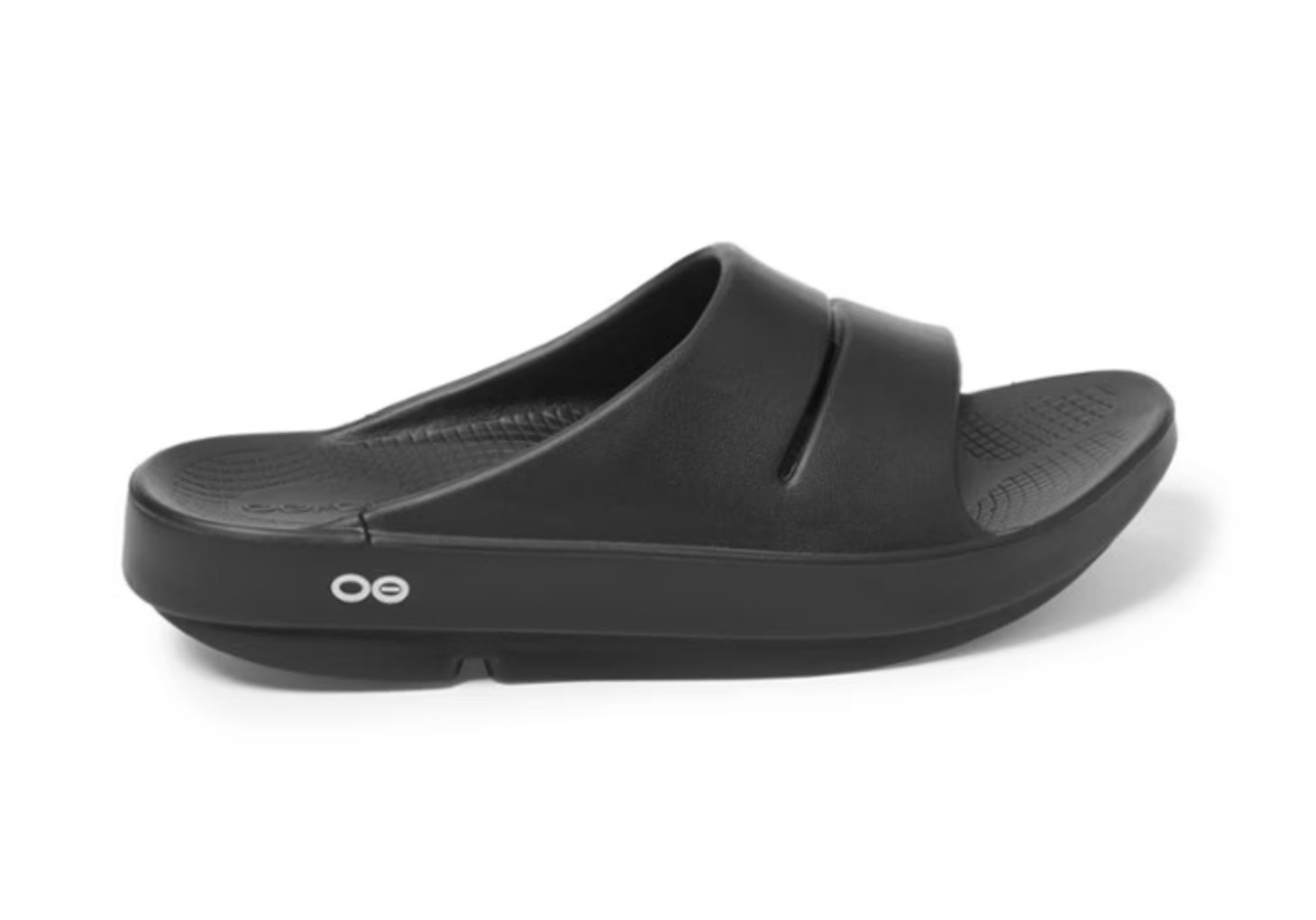 Oofos Ooahh Slide Sandal on white background